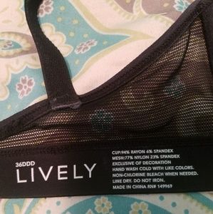 36DDD busty bralette racerback option